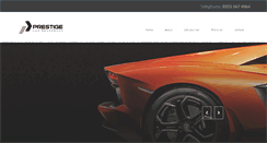 Desktop Screenshot of prestigecarbrokerage.com