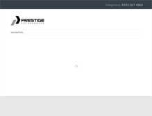 Tablet Screenshot of prestigecarbrokerage.com